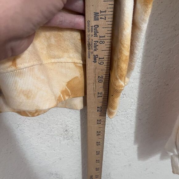 Billabong Womens Sun shrunk Sweatshirt Size Large Tie-Dye Cropped Long Sleeve - Picture 6 of 6